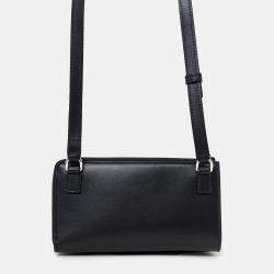 مملوكة مسبقًا Dolce & Gabbana Black Calfskin DG Millennials Convertible Crossbody