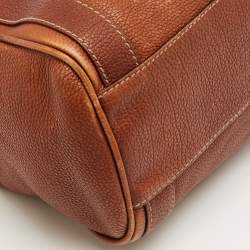 مملوكة مسبقًا Dolce & Gabbana Brown Leather Satchel