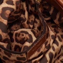 مملوكة مسبقًا Dolce & Gabbana Brown Leather Satchel
