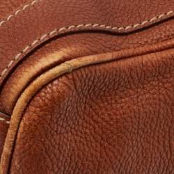 مملوكة مسبقًا Dolce & Gabbana Brown Leather Satchel