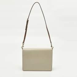 مملوكة مسبقًا حقيبة كتف دولتشي أند غابانا لوسيا جلد ثعبان وجلد تمساح متعدد الألوان 