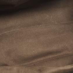 مملوكة مسبقًا حقيبة إطار جلد أسود بجيب قفل دولتشي أند غابانا