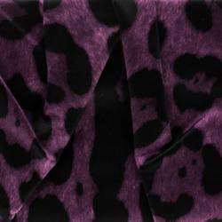 مملوكة مسبقًا Dolce & Gabbana Purple Leopard Print Satin Miss Lady Clutch