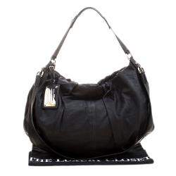 Dolce & Gabbana Black Leather Miss Night and Day Hobo