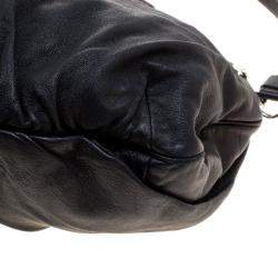 Dolce & Gabbana Black Leather Miss Night and Day Hobo