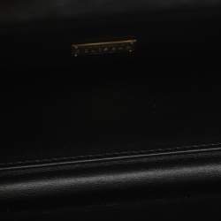 مملوكة مسبقًا حقيبة كلتش دولتشي أند غابانا صندوقية دانتيل أسود