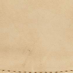 مملوكة مسبقًا حقيبة دولتشي أند غابانا كتف السبعينات بوهو شيك شامواه كريمي/بني فلاپ