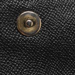 Pre Owned حقيبة دولتشي أند غابانا ميس سيسلي جلد سوداء بيد علوية صغيرة