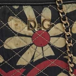 Pre Owned حقيبة كروس دولتشي أند غابانا ليلي غلام جلد مبطن وردي