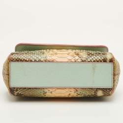 مملوكة مسبقًا Dolce & Gabbana Miss Sicily Multicolor Crocodile and Python Top Handle Bag