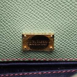 مملوكة مسبقًا Dolce & Gabbana Miss Sicily Multicolor Crocodile and Python Top Handle Bag