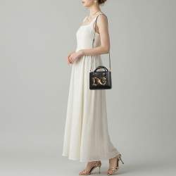 مملوكة مسبقًا Dolce & Gabbana DG Girls Black Leather Tote