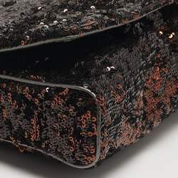 Pre Owned حقيبة دولتشي أند غابانا ميس تشارلز ترتر معدني بقلاب