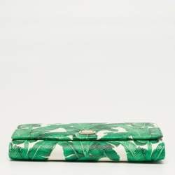 مملوكة مسبقًا محفظة دولتشي أند غابانا مس سيسيلي سلسلة جلد أحمر