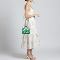 مملوكة مسبقًا محفظة دولتشي أند غابانا مس سيسيلي سلسلة جلد أحمر