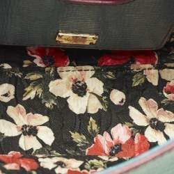 Pre Owned حقيبة يد دولتشي أند غابانا ميس سيسيلي صغيرة جلد أرجواني