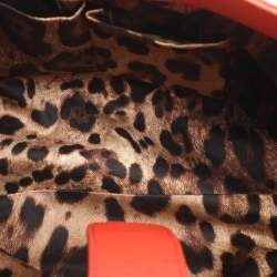 Pre Owned حقيبة دولتشي أند غابانا ميس سيسيلي جلد أسود كبيرة بيد علوية