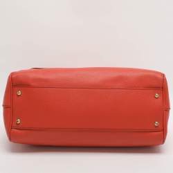 Pre Owned حقيبة دولتشي أند غابانا ميس سيسيلي جلد أسود كبيرة بيد علوية