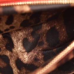 Pre Owned حقيبة دولتشي أند غابانا ميس سيسيلي جلد أسود كبيرة بيد علوية