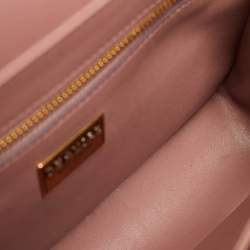 Pre Owned حقيبة دولتشي أند غابانا دي جي أمور "جلد وردي" بيد علوية