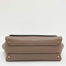 مملوكة مسبقًا حقيبة دولتشي أند غابانا سيسيلي جلد بيج بيد علوية