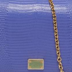 مملوكة مسبقًا حقيبة كلتش دولتشي أند غابانا DG جلد أصفر ديسكو