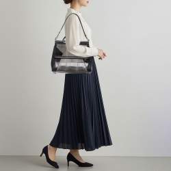 مملوكة مسبقًا Dolce & Gabbana Miss Sicily Large Multicolor Colorblock Snakeskin Top Handle Bag