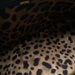 Pre Owned حقيبة يد دولتشي أند غابانا ميس إسكيب بسحاب جلد أسود