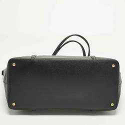 مملوكة مسبقًا حقيبة يد دولتشي أند غابانا ميس إسكيب جلد أسود بسحاب