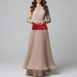 مملوكة مسبقًا Dolce & Gabbana Red/Black Polka Dot Satin Frame Clutch