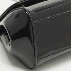 مملوكة مسبقًا حقيبة دولتشي أند غابانا مايكرو ميس سيسيلي جلد ثعبان بيد علوية