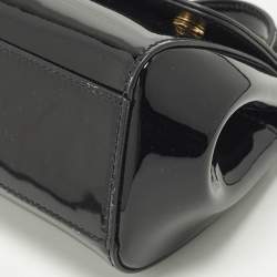 مملوكة مسبقًا حقيبة دولتشي أند غابانا مايكرو ميس سيسيلي جلد ثعبان بيد علوية