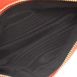 Pre Owned محفظة دولتشي أند غابانا كنتينينتال بغطاء جلد برتقالي