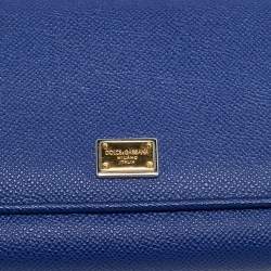 مملوكة مسبقًا محفظة دولتشي أند غابانا مس سيسيلي سلسلة جلد أحمر