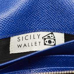 مملوكة مسبقًا محفظة دولتشي أند غابانا مس سيسيلي سلسلة جلد أحمر