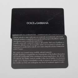 Pre Owned Dolce & Gabbana Purple Leopard Print Lizard Shoulder Bag