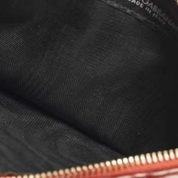 Pre Owned حافظة بطاقات دولتشي أند غابانا بسحاب جلد مطبوع بأشكال هندسية متعددة الألوان