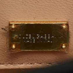 مملوكة مسبقًا حقيبة كتف جلد دولشي أند غابانا لوسيا كبيرة زرقاء غامقة