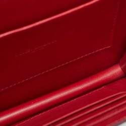 Pre Owned حقيبة كتف دولتشي أند غابانا جلد أبيض متوسطة ديفوشن