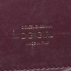 Pre Owned حقيبة هاتف دولتشي أند غابانا دي جي غريس جلد أحمر