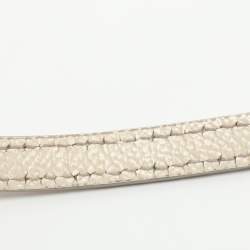 مملوكة مسبقًا Dolce & Gabbana Miss Sicily Small Cream Leather Top Handle Bag