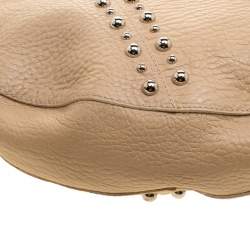 Pre Owned Dolce & Gabbana Beige Leather and Snakeskin Hobo