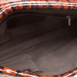 Pre Owned حقيبة كلتش دولتشي أند غابانا كبيرة جلد لامعة نحاسية