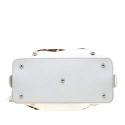 Pre Owned Dolce & Gabbana Brown/White Calfhair and Leather Satchel