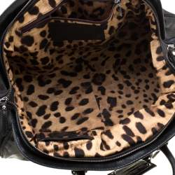 مملوكة مسبقًا Dolce & Gabbana Black Leather Miss Romantique Satchel