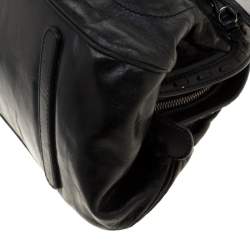 مملوكة مسبقًا Dolce & Gabbana Black Leather Miss Romantique Satchel