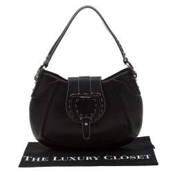 Pre Owned Dolce & Gabbana Black Leather Shoulder Bag