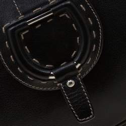Pre Owned Dolce & Gabbana Black Leather Shoulder Bag