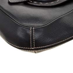 Pre Owned Dolce & Gabbana Black Leather Shoulder Bag