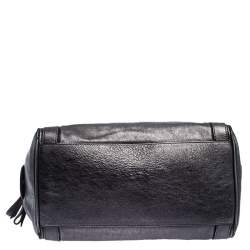 Dolce & Gabbana Metallic Grey Leather Miss Easy Way Boston Bag         